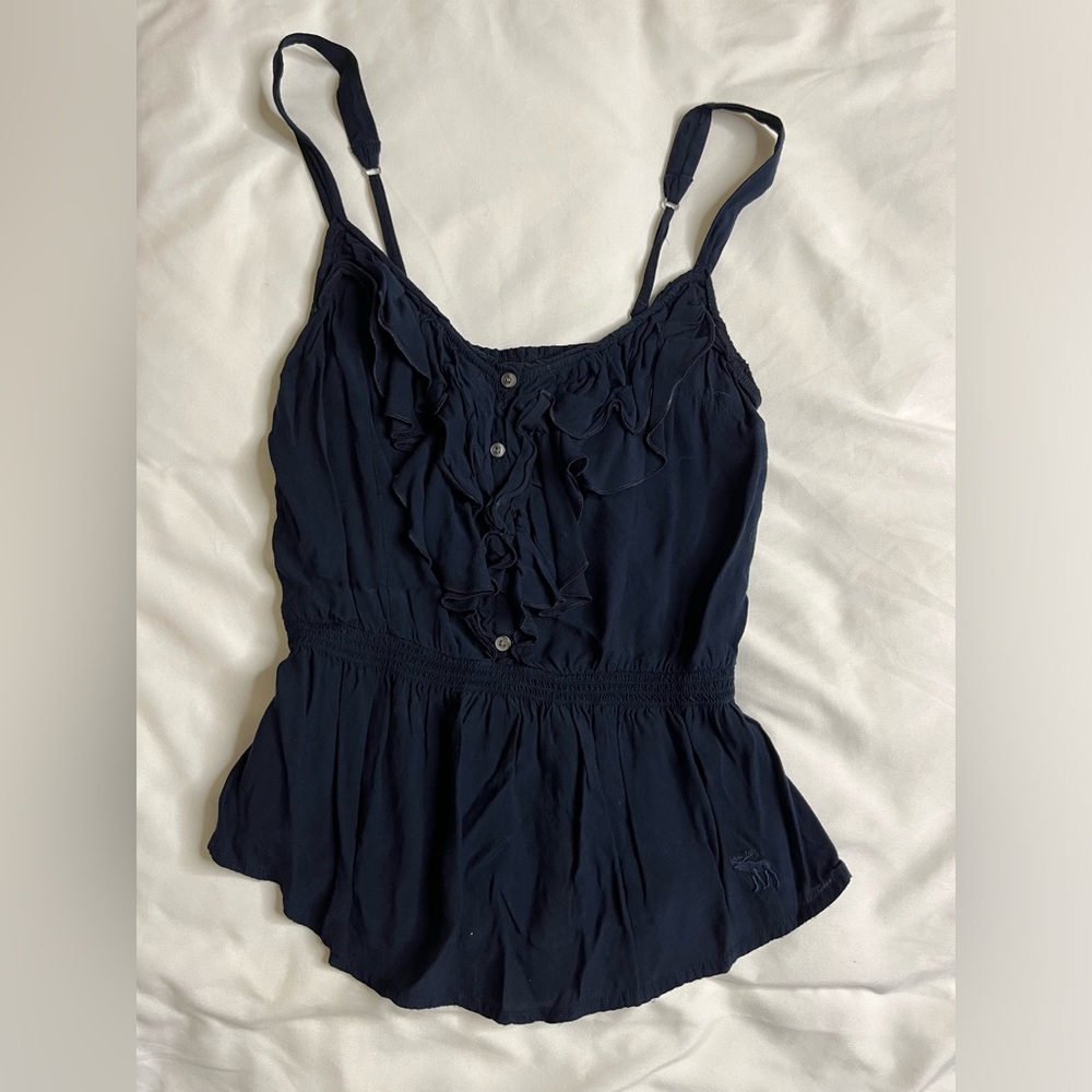 A&F Navy Blue Top